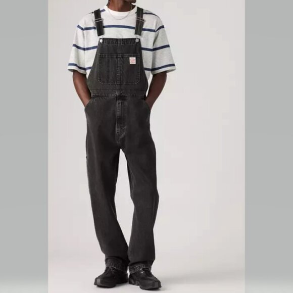 Levi's Other - Levis Mens Workwear Overalls Dark Wash Black Size XXL NWT